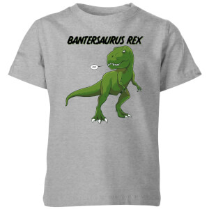 Bantersaurus Rex Kids' T-Shirt - Grey
