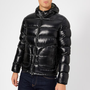 Herno Men's 7 Den Reversible Hooded Bomber Jacket - Black/Green