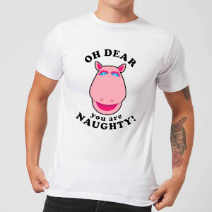 T-Shirt Homme You Are Naughty! George Rainbow - Blanc