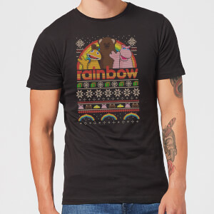 Sweat Homme C'est Noël ! Rainbow - Noir