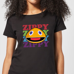 T-Shirt Femme Zippy Club Rainbow - Noir