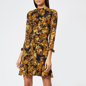 Whistles Women's Mackintosh Print Eleanor Dress - Yellow/Multi