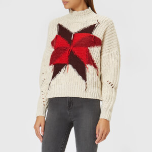 Isabel Marant Women's Hanoi Zip Up Jumper - Ecru