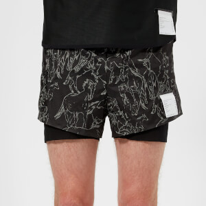 Satisfy Men's Short Distance 3" Shorts - Mustangs