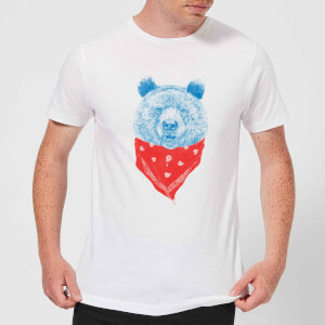 Balazs Solti Bandana Panda Men's T-Shirt - White
