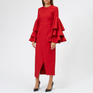 Solace London Women's Minelli Dress - Dark Red