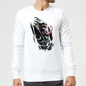 Venom Chest Burst Sweatshirt - White