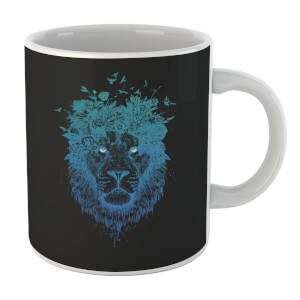 Balazs Solti Lion And Butterflies Mug