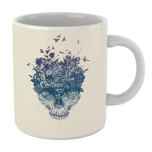 Balazs Solti Skulls And Flowers Mug