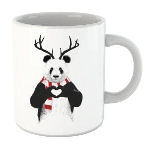 Balazs Solti Winter Panda Mug