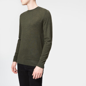 Aquascutum Men's Carston Core Merino Knitted Jumper - Military Green