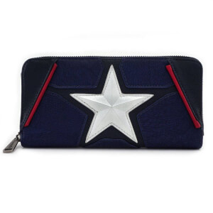 Loungefly Marvel Captain America Zip-Around Wallet