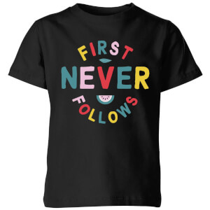 My Little Rascal First Never Follows Kids' T-Shirt - Black