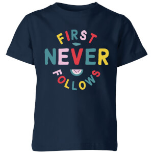 My Little Rascal First Never Follows Kids' T-Shirt - Navy