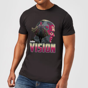 Avengers Vision Herren T-Shirt - Schwarz