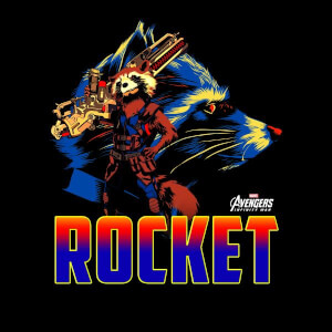 Avengers Rocket Women's T-Shirt - Black