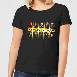 T-Shirt Femme L'Équipe Avengers - Noir