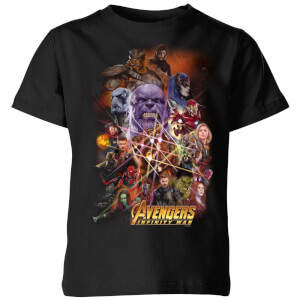 T-Shirt Enfant La Team Avengers - Noir
