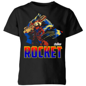 Avengers Rocket Kids' T-Shirt - Black