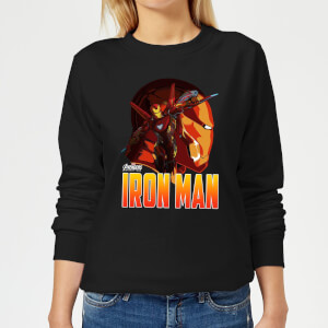 Sweat Femme Iron Man Avengers - Noir