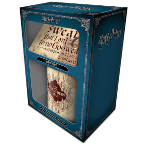 Harry Potter (Marauders Map) Mug, Coaster and Keychain Set