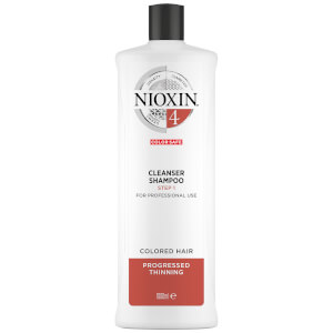 NIOXIN 3-part System 4 Cleanser Shampoo for Coloured Hair with Progressed Thinning 1000ml