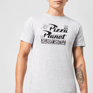 Toy Story Pizza Planet Logo Men's T-Shirt - Grey