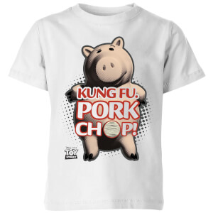 Toy Story Kung Fu Pork Chop Kids' T-Shirt - White