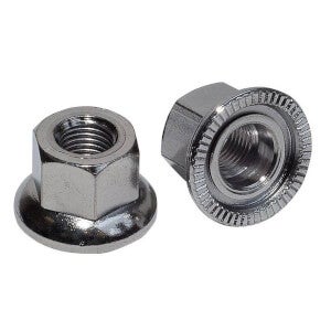 Miche Pista Track Nut - Rear (Each) - Silver