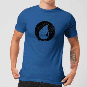Magic The Gathering Blue Mana Splatter Men's T-Shirt - Royal Blue