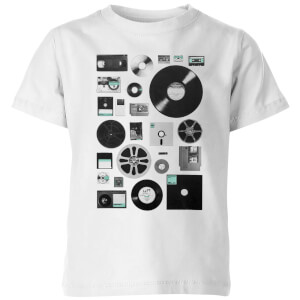 Florent Bodart Data Kids' T-Shirt - White