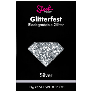 Sleek MakeUP Glitterfest Biodegradable Glitter - Silver 10 g
