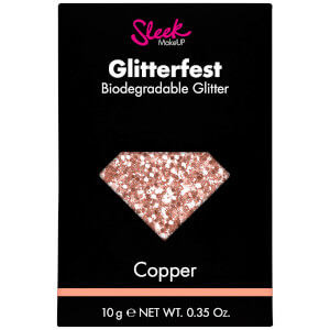 Paillettes Biodégradables Glitterfest Sleek MakeUP – Cuivré 10 g