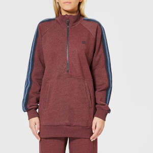LNDR Women's Athletics Jumper - Burgundy Marl