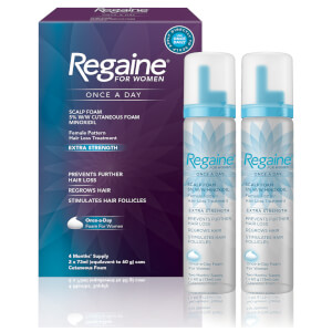 Mousse pour le Cuir Chevelu 5 % Regaine For Women 2 x 60 g