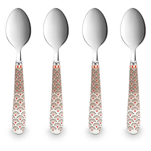 Pip Studio Floral Teaspoons - Khaki (Set of 4)