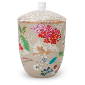 Pip Studio Hummingbird Storage Jar - Khaki