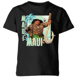 Moana Maui Kids' T-Shirt - Black