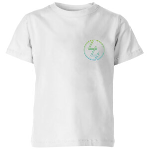 How Ridiculous 44 Pocket Emblem Colour Kids' T-Shirt - White
