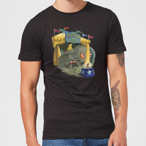 Disney Dumbo Circus Men's T-Shirt - Black