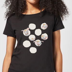 T-Shirt Femme Cache Cache Dumbo Disney - Noir
