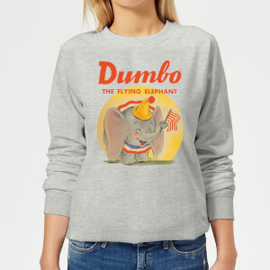 Sweat Femme Flin Eléphant Vintage Dumbo Disney - Gris