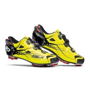 Sidi Tiger Carbon MTB Shoes - Black/Yellow Fluo