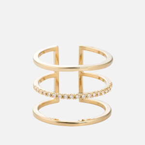 Astrid & Miyu Women's Triple Bewitched Ring - Gold
