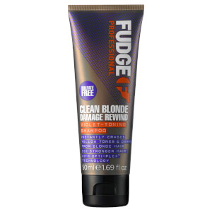 Fudge Clean Blonde Damage Rewind Shampoo 50ml