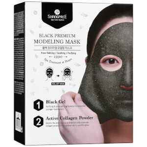 SHANGPREE Black Premium Modeling Mask with Bowl and Spatula 50 ml