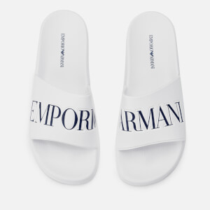 Emporio Armani Men's Zadar Slide Sandals - White/Night