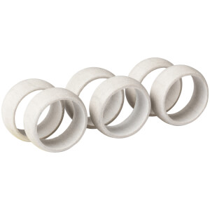 Broste Copenhagen Napkin Rings - Sand (Set of 6)