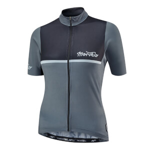 Morvelo Women's Kuler Black Short Sleeve Jersey - Black