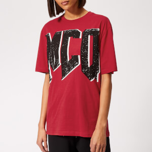 McQ Alexander McQueen Women's Boyfriend T-Shirt - Cadillac Red